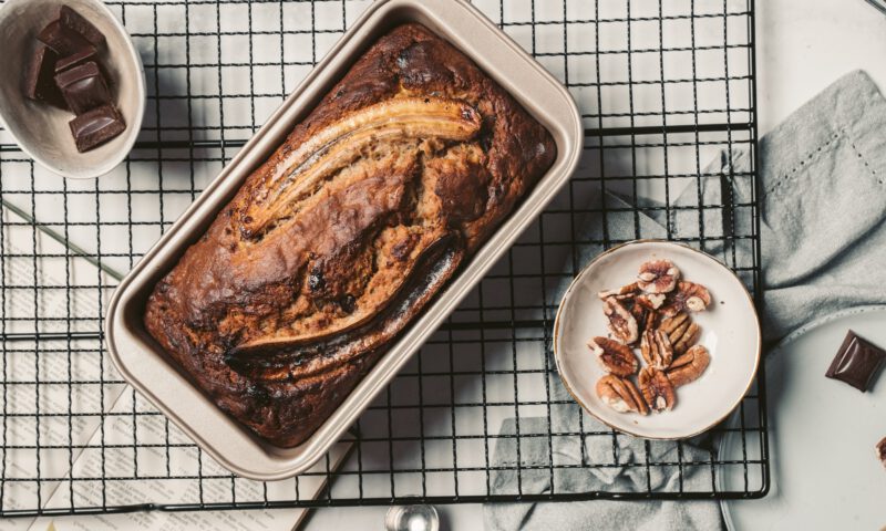 Bananen brot mit Haferflocken