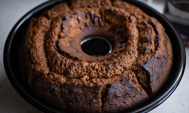 Heidelbeerkuchen mit Haferflocken