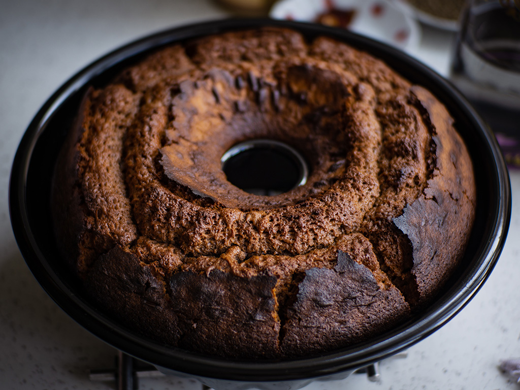 Heidelbeerkuchen mit Haferflocken