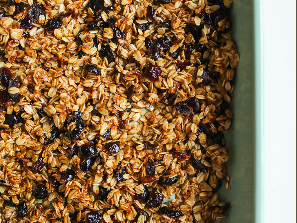 Baked Oats Grundrezept Banane