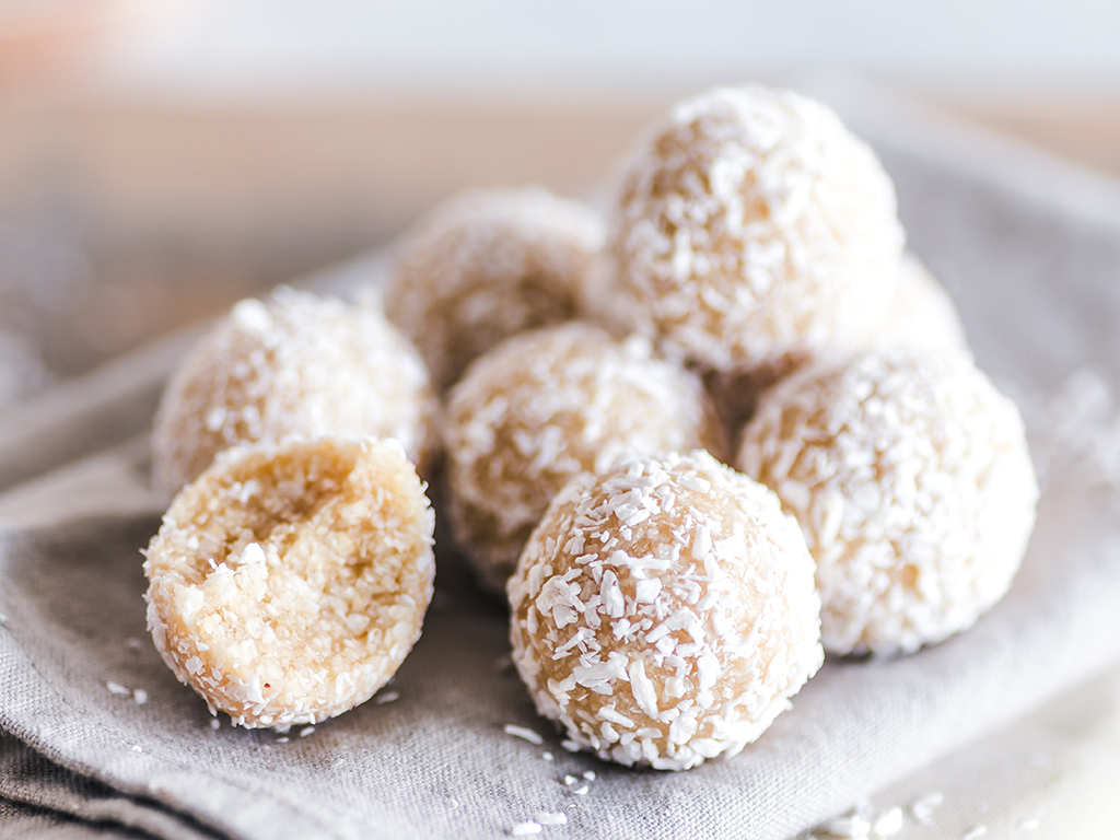 Energy Balls Haferflocken Kokos
