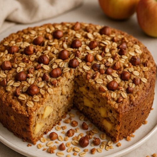 Apfel Haferflocken Kuchen