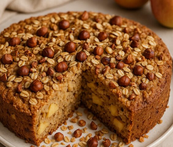 Apfel Haferflocken Kuchen