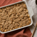 Gesunder crumble mit Haferflocken
