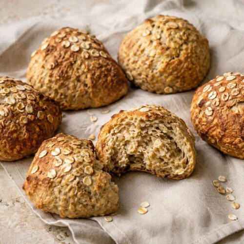 haferflocken quark brötchen ohne mehl