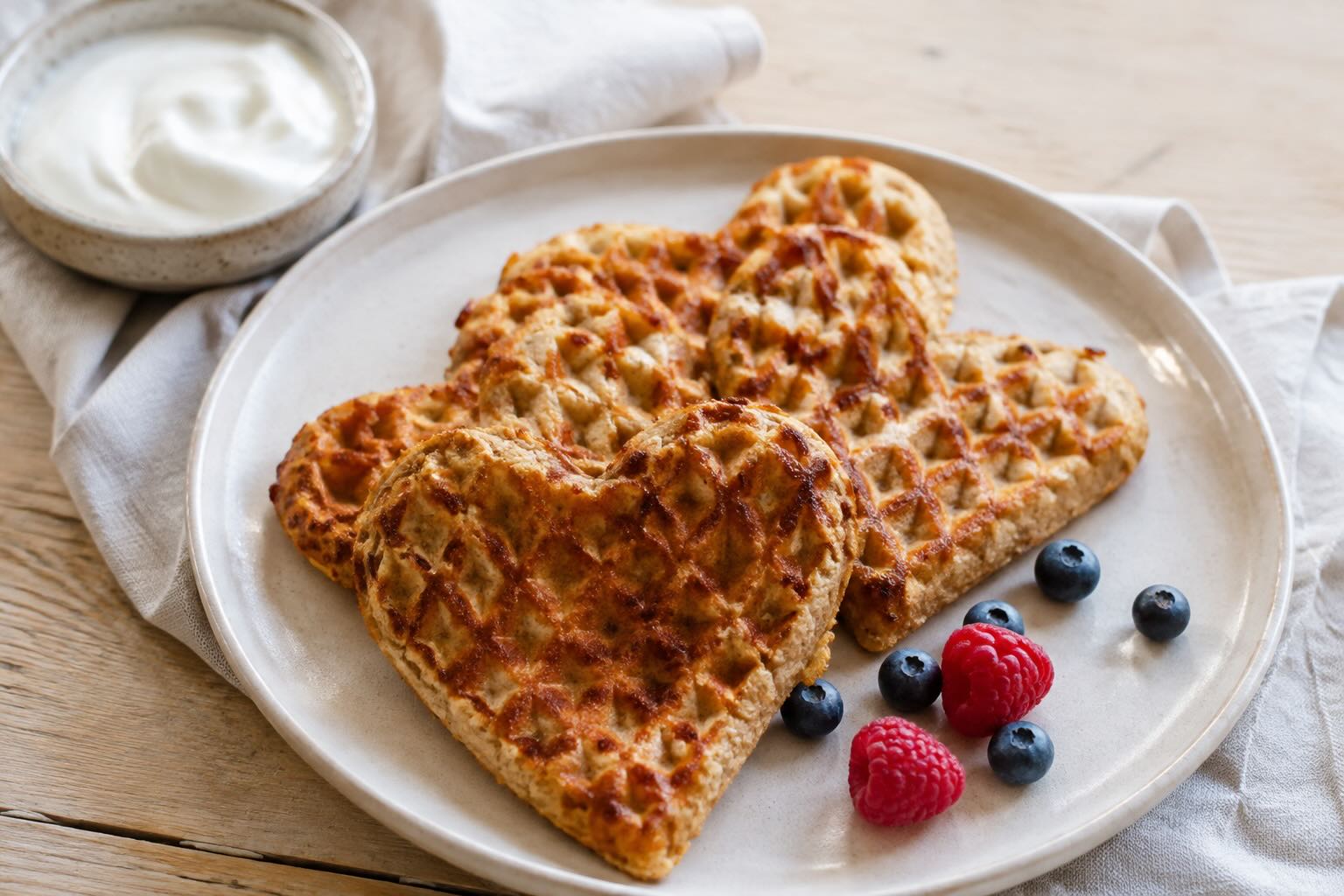 Waffeln ohne Ei – einfach und fluffig