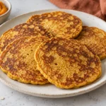 Kürbis Pancakes mit Haferflocken