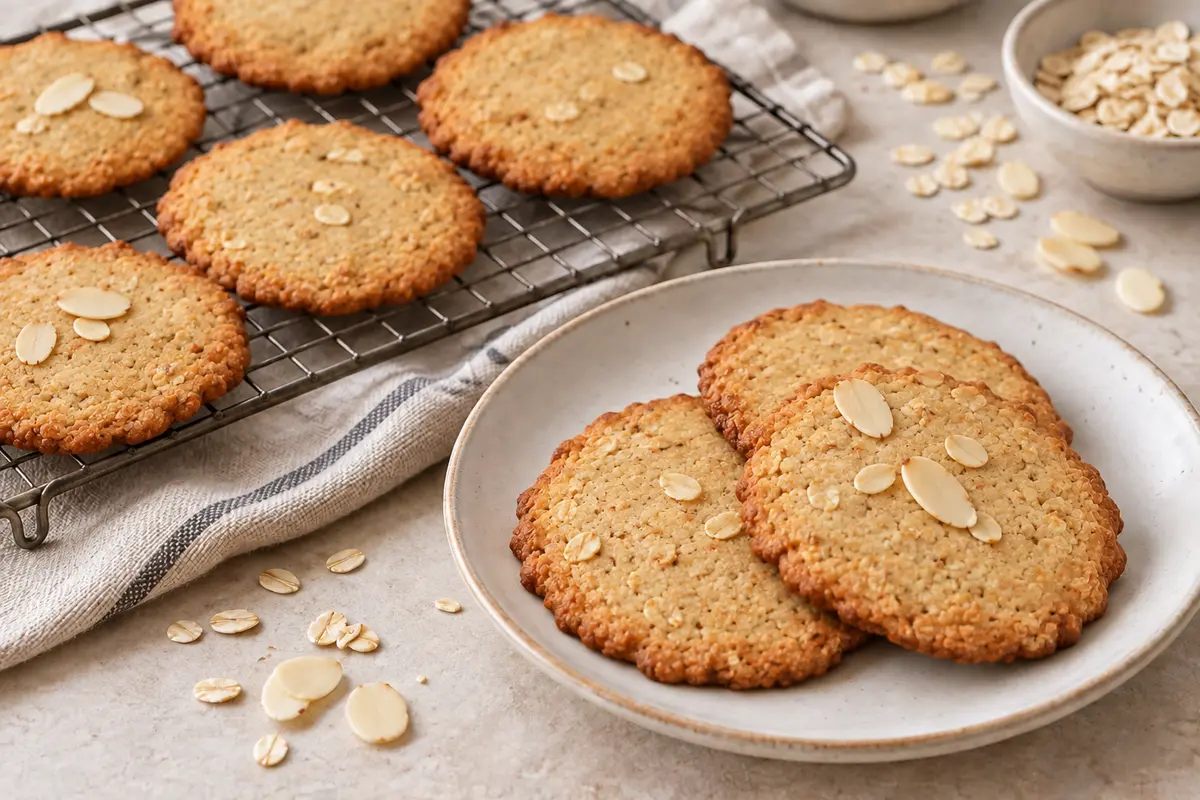 Vegane Plätzchen mit Haferflocken